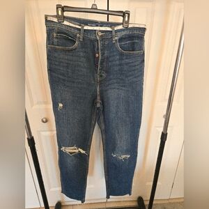 Old Navy Straight Leg Jeans - Dark Blue